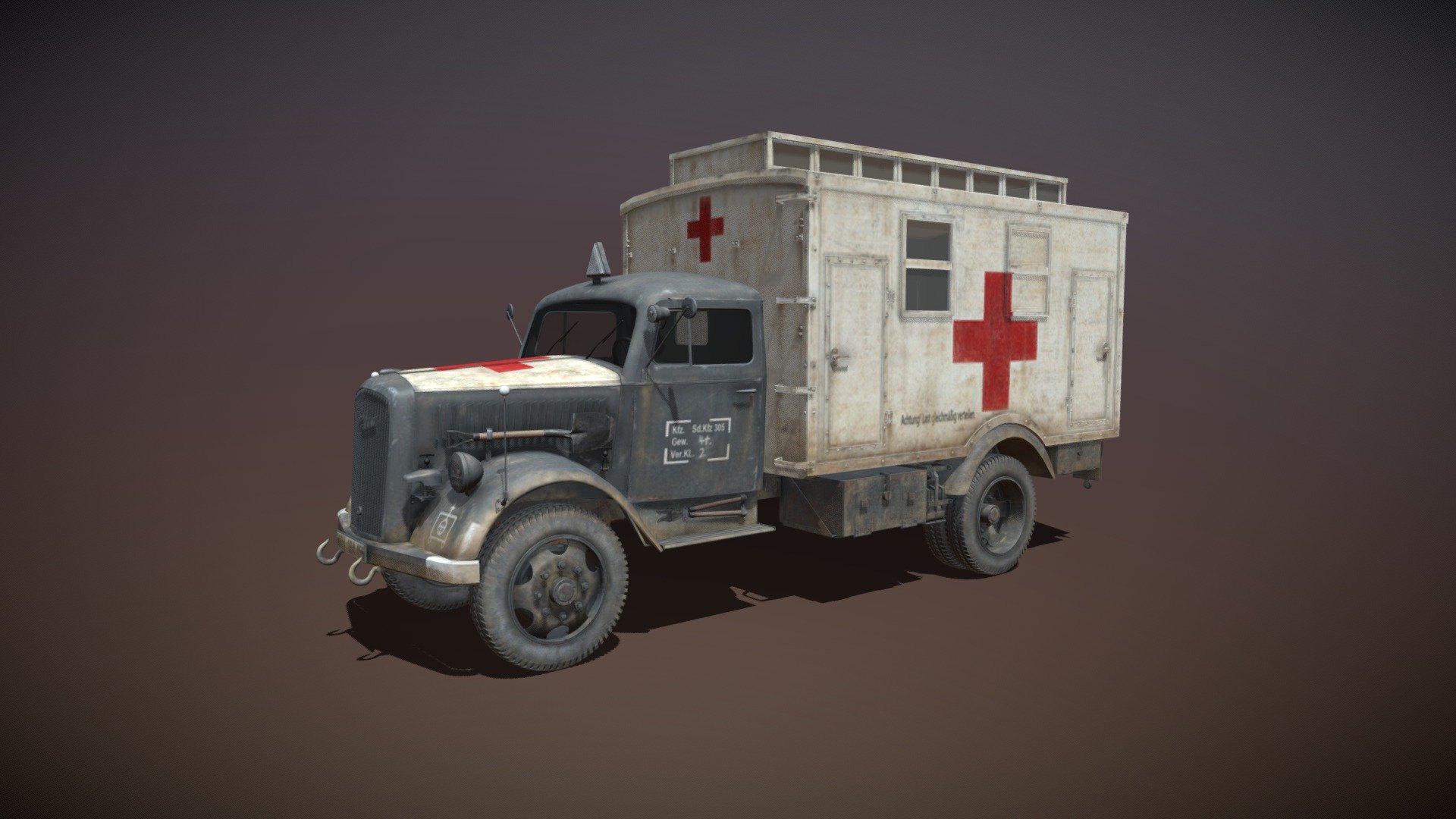 Opel Blitz – 3t Ambulance Truck – 11 PzDiv