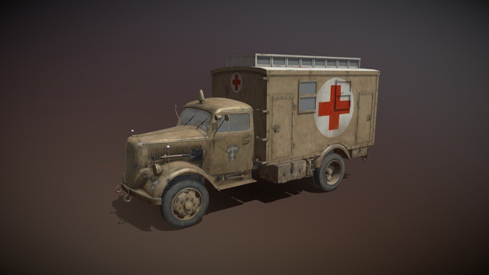 Opel Blitz – 3t Ambulance Truck – 21 PzDiv