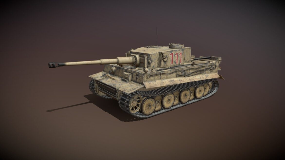 panzer vi tiger 111 early production 3d model