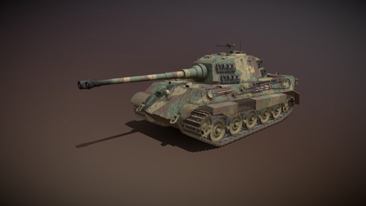 panzerkampfwagen vi ausfb tiger ii 3d model
