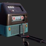 portable generator 3d model
