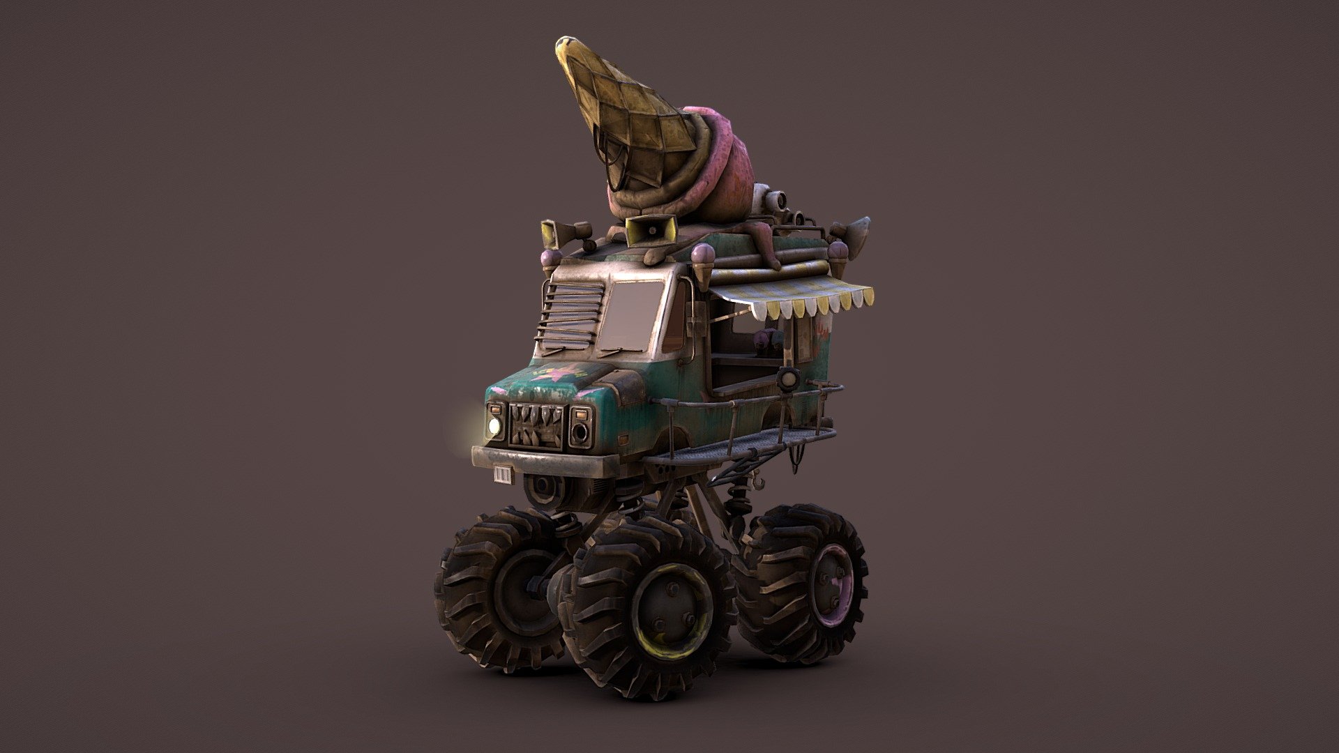 Post Apocalyptic Ice Cream Van