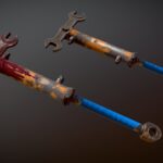 Post Apocalyptic Melee Weapon Hydraulic