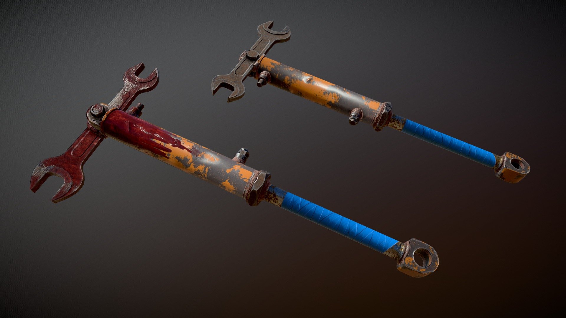 Post Apocalyptic Melee Weapon Hydraulic