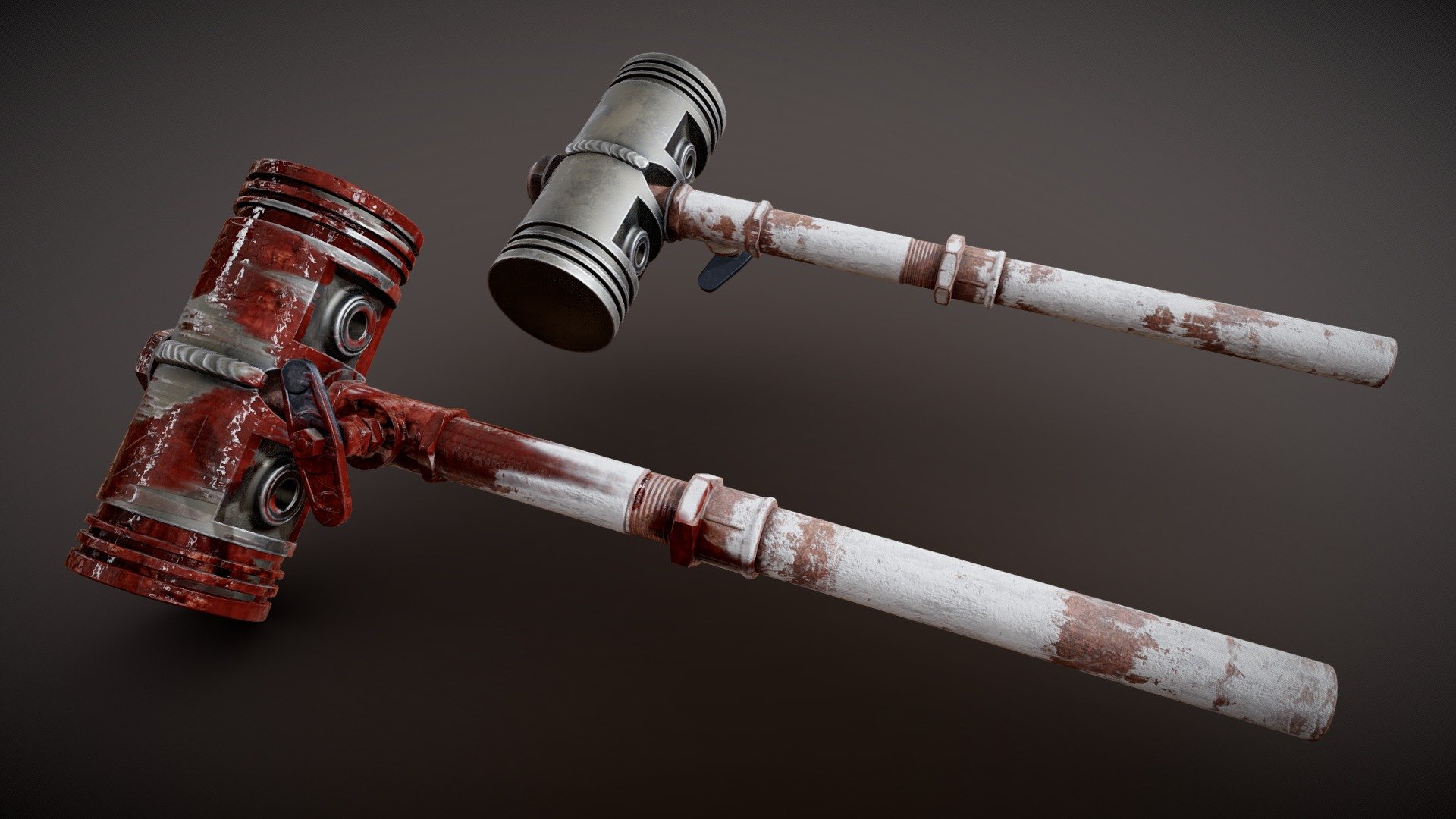 Post Apocalyptic Piston Hammer