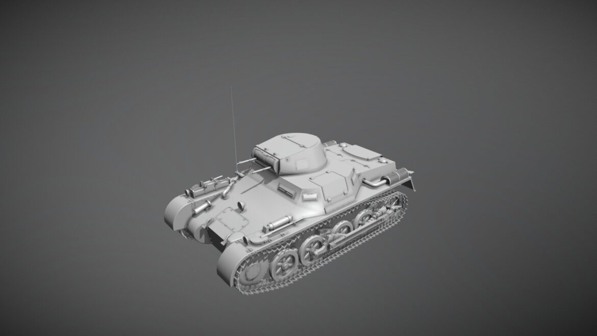 pzkpfw 1 panzer 1 ausf a 22 3d model