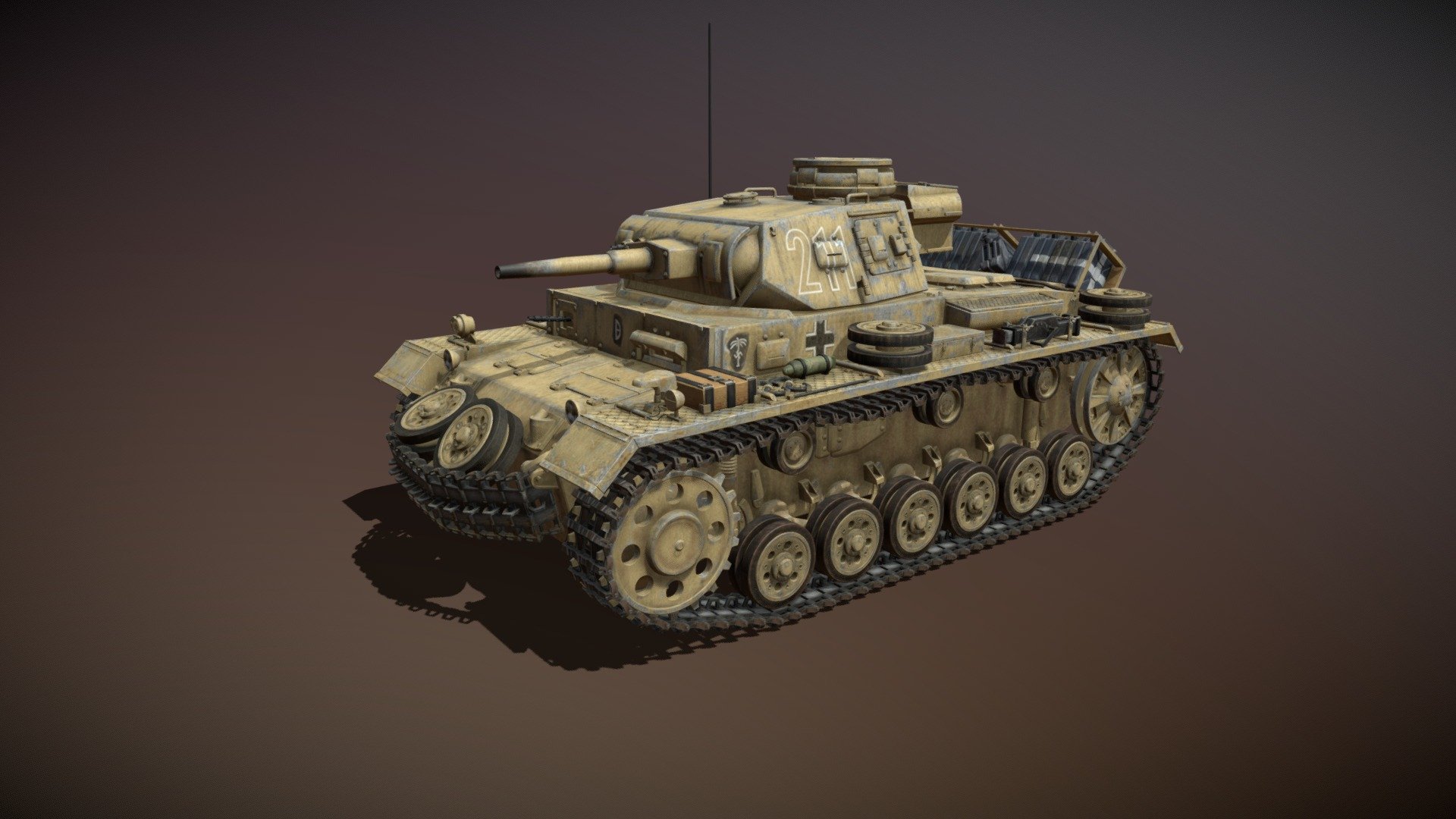 PzKpfw III – Panzer 3 – Ausf.G – DAK – 211