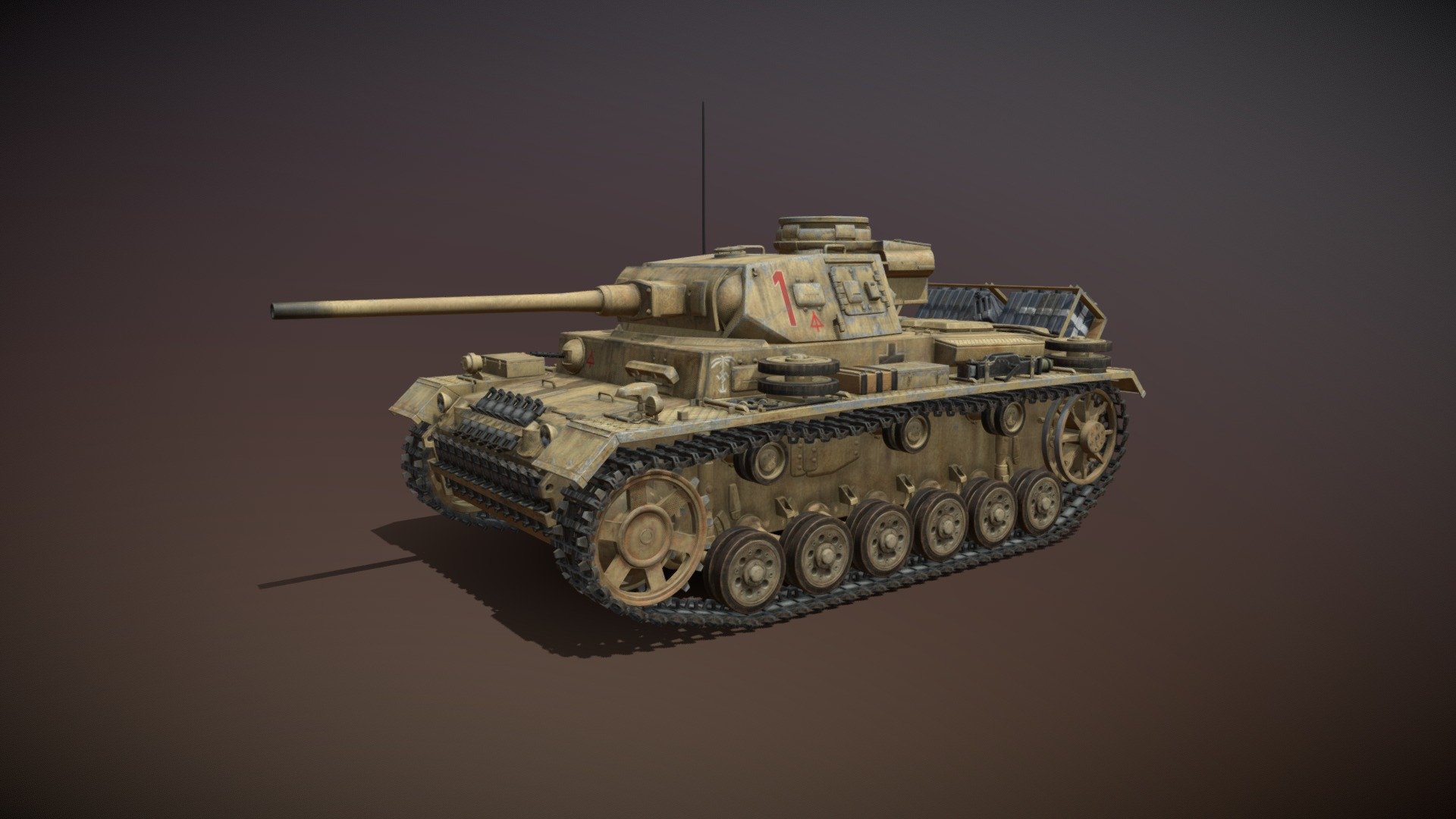 PzKpfw III – Panzer 3 – Ausf.J – DAK – 1