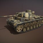 pzkpfw iii panzer 3 ausfl 223 3d model
