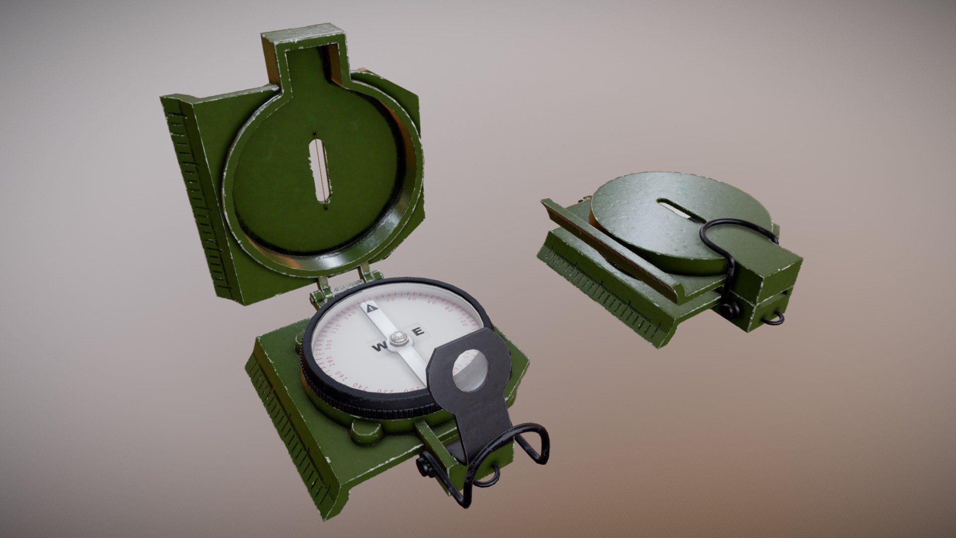 Realistic Military Compass