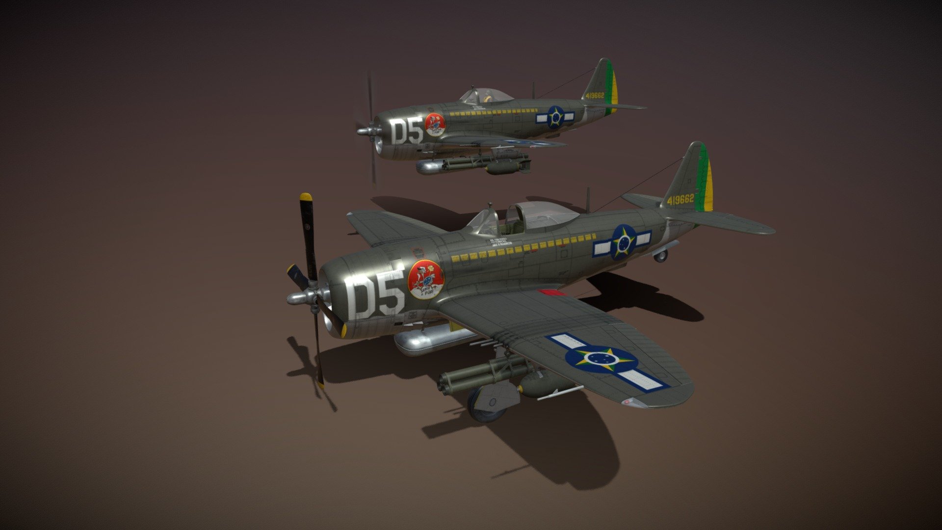 Republic P-47D Thunderbolt – Brazilian Air Force