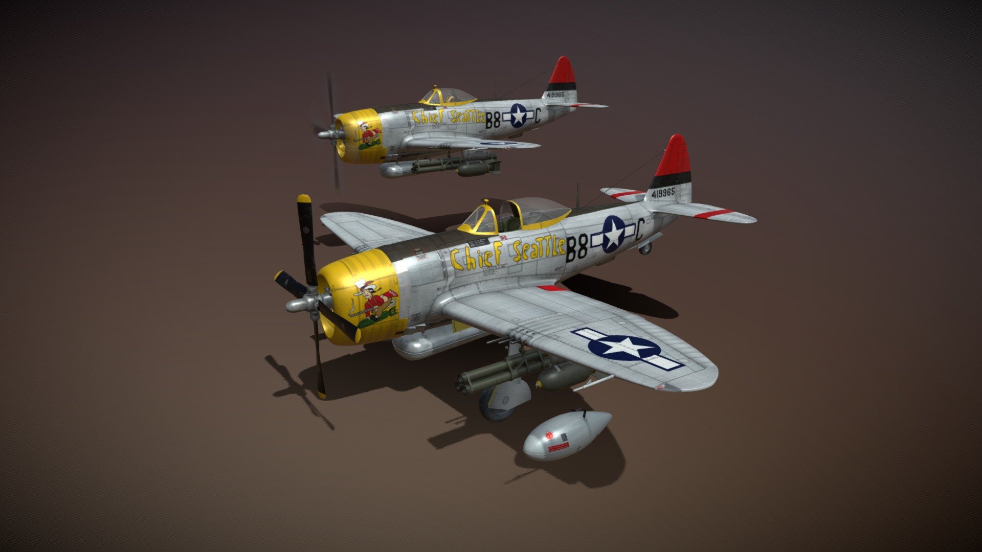 Republic P-47D Thunderbolt – Chief Seattle