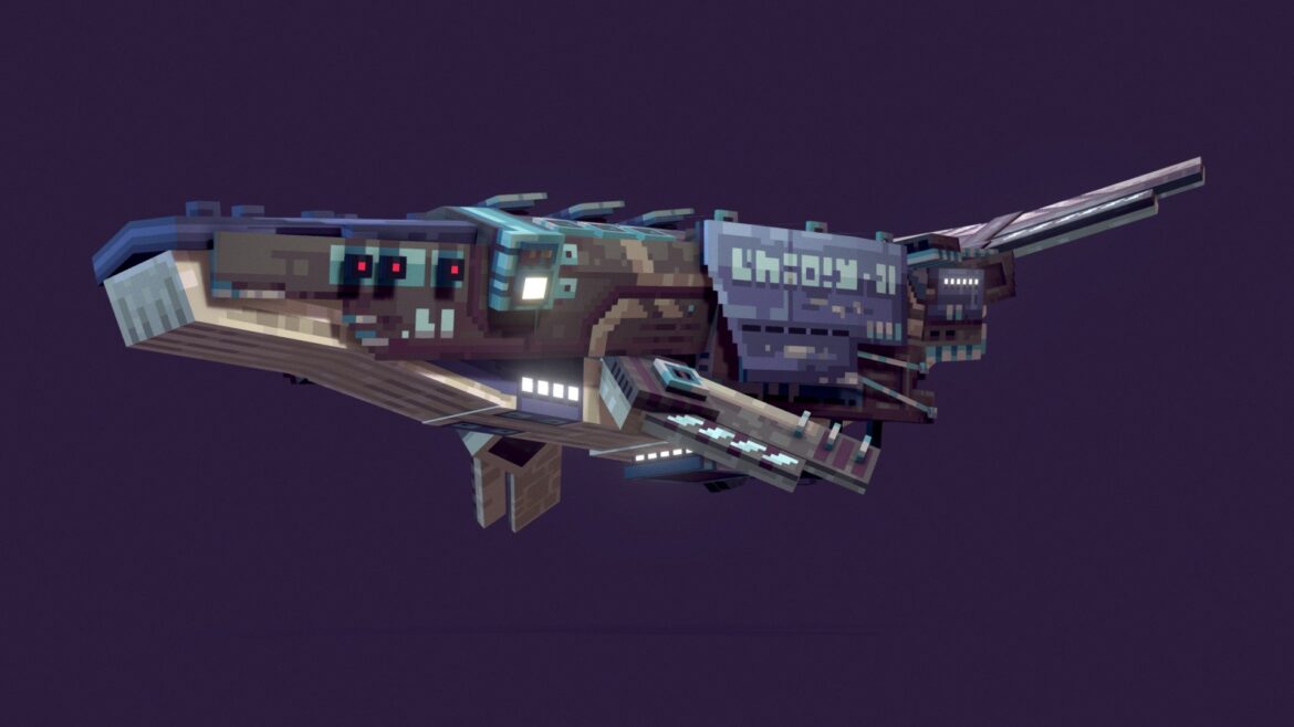 robot whale 3d model