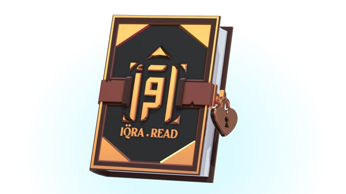 sacred book 3d model