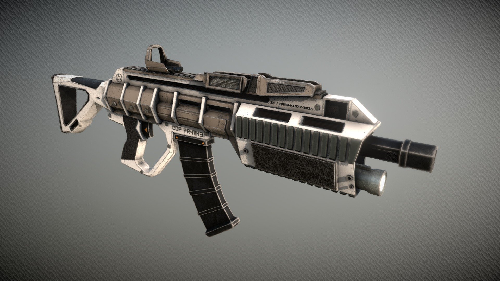 Sci-fi Assault Rifle – MK 3 Plasma Rifle
