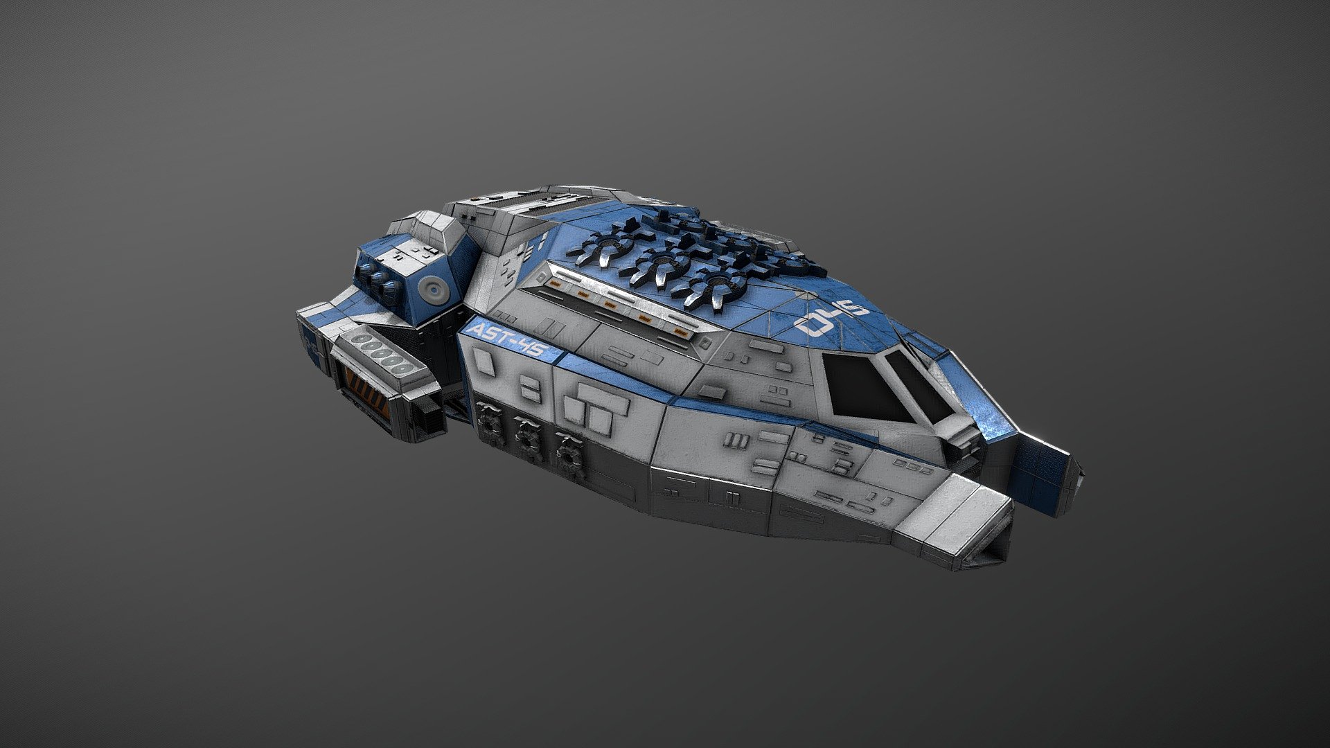 Sci-fi Spacehip Transport