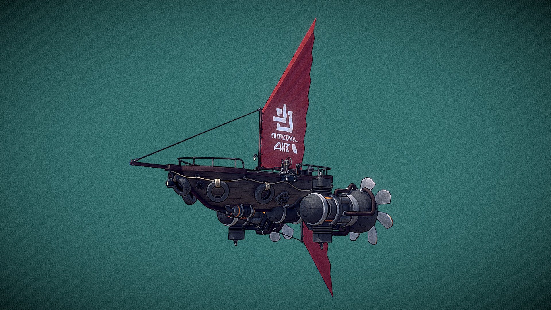 Scifi-Fantasy Airship