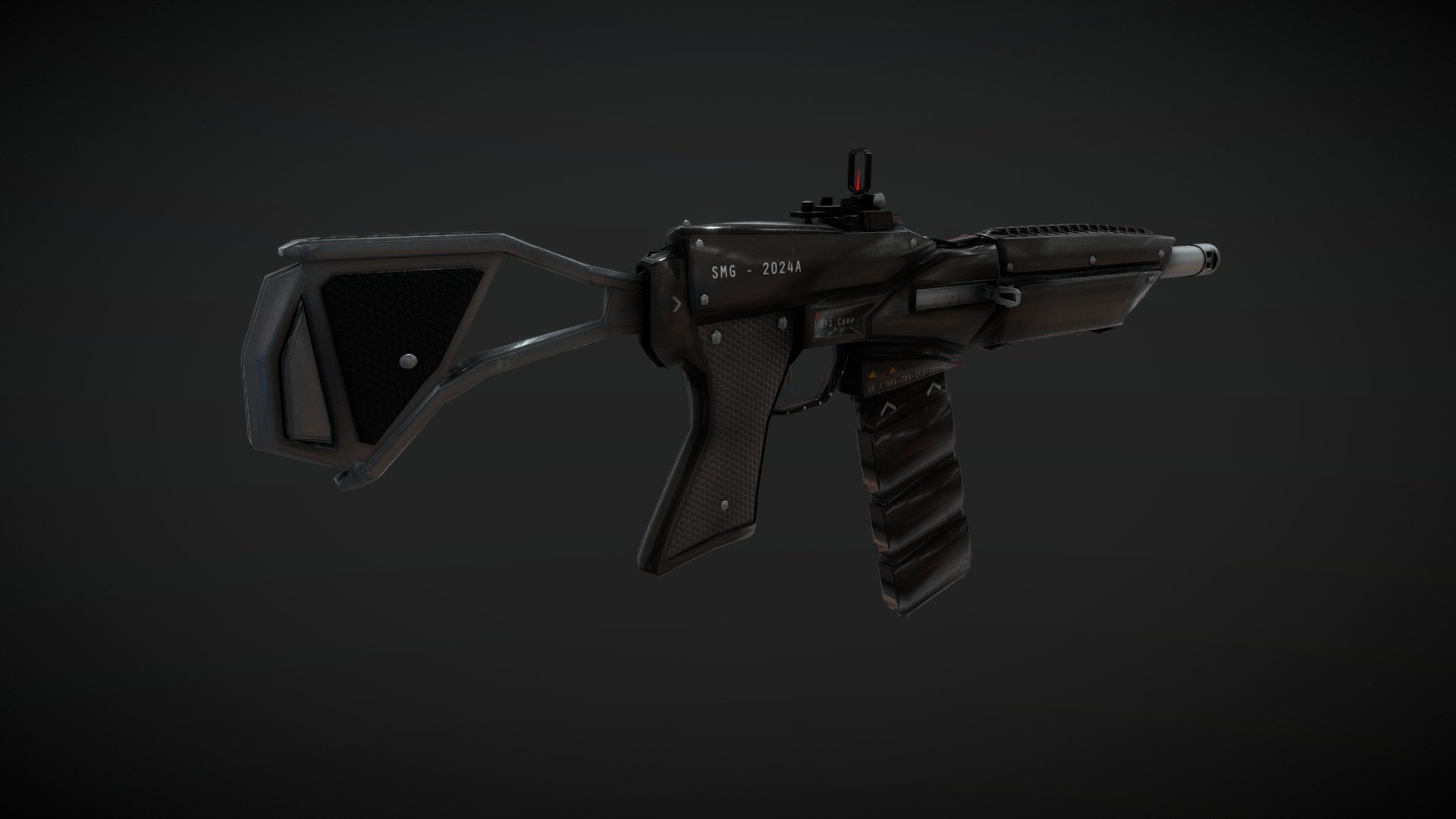 Scifi SubMachine Gun (SMG)