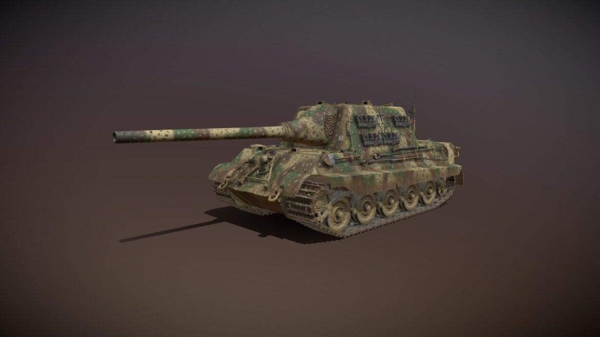 sdkfz 186 jagdtiger 323 3d model