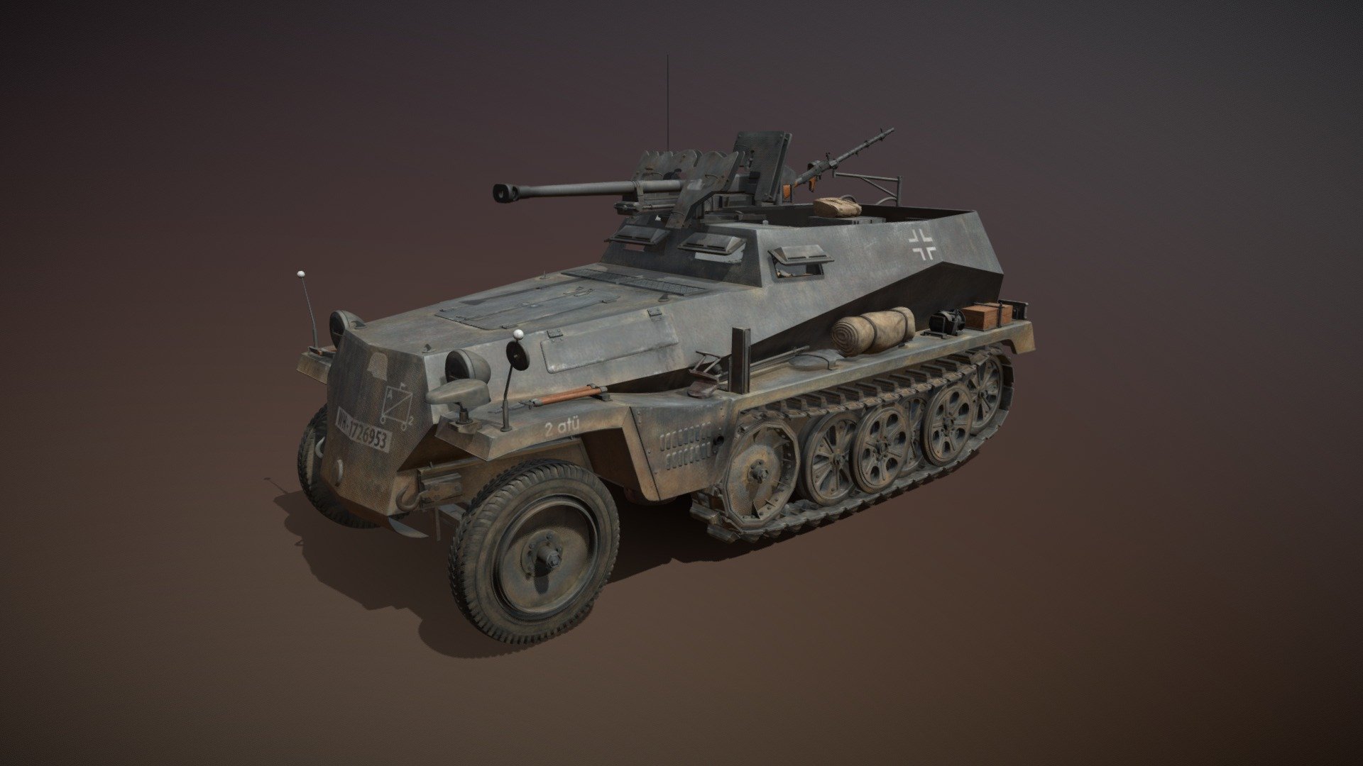 SD.KFZ 250/11 – Halftruck with sPzB 41 PzGrenDiv