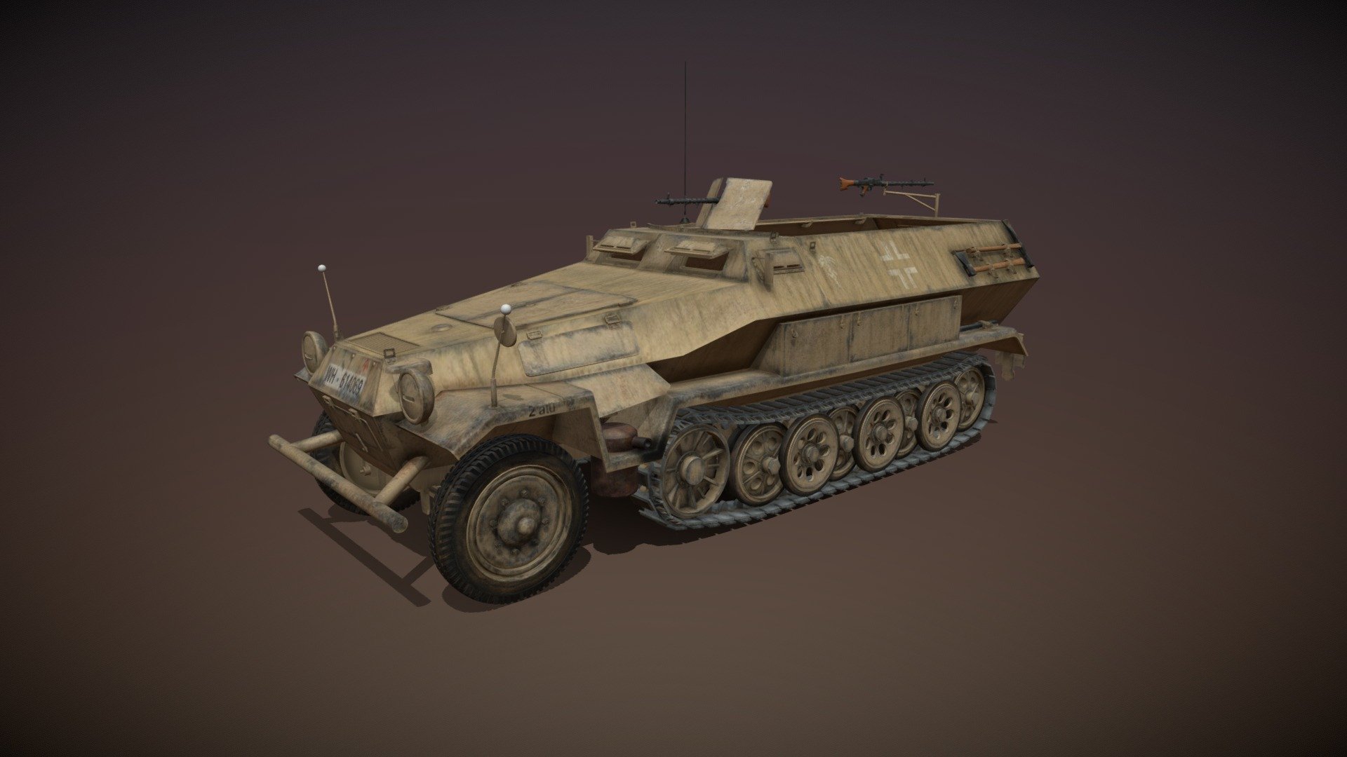 SD.KFZ 251/1 Ausf.B – DAK – 15PD
