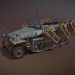 sdkfz 2511 ausfc ground stuka 11pd 3d model