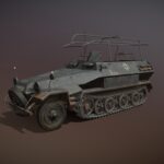 sdkfz 2513 ausfb communications vehicle 8pd 3d model