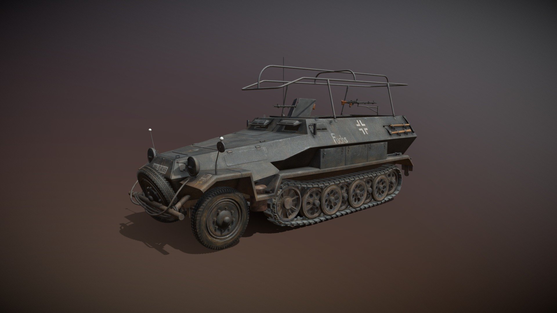 SD.KFZ 251/3 Ausf.B Communications Vehicle – 8PD