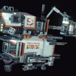 space laser drill 3d model