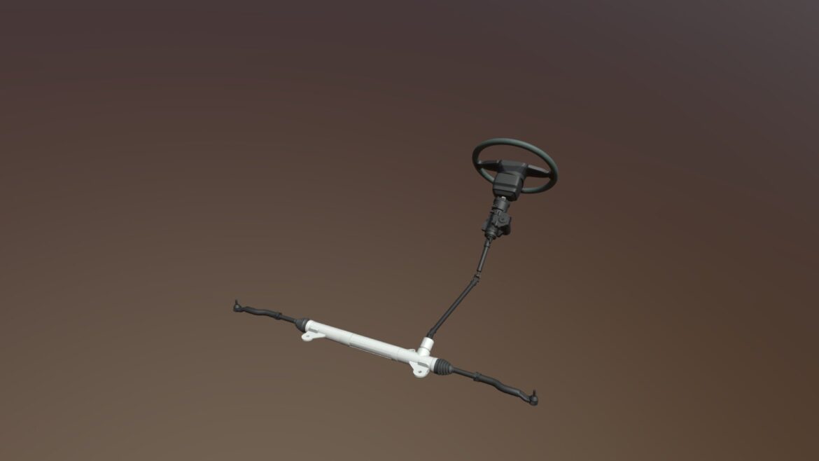 steering system 3d model