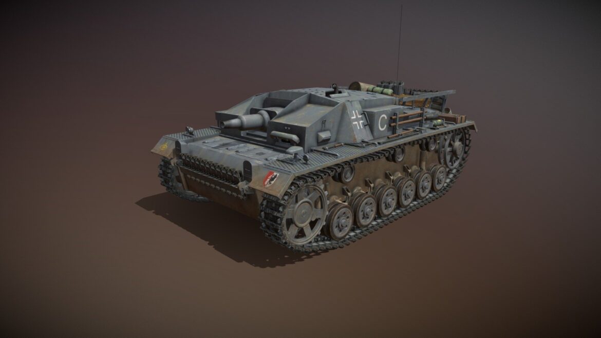 stug iii ausfd stugabt 189 3d model