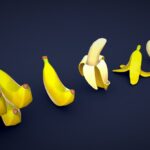 Stylized Banana – Low Poly