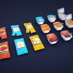Stylized Condiment Packets / Dip Sauces