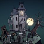 Stylized Halloween Mansion