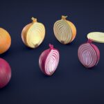 Stylized Onion – Low Poly