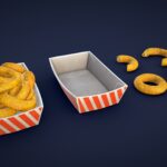 Stylized Onion Rings – Low Poly
