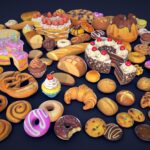 Stylized Pastries Collection – Low Poly