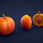 Stylized Peach – Low Poly