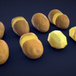 Stylized Potato – Low Poly