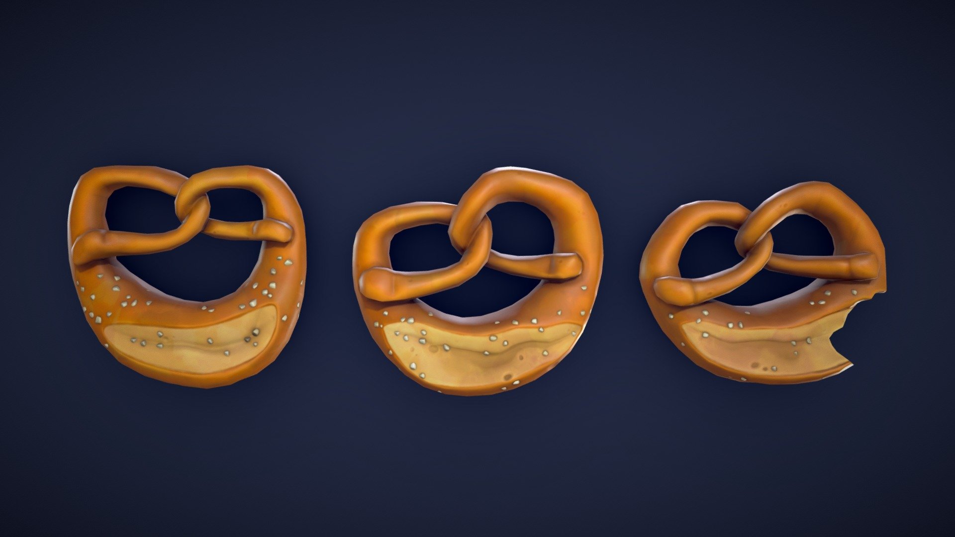 Stylized Pastries Collection – Low Poly