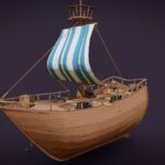 Stylized Ship and Props