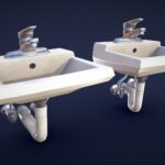 Stylized Sink – Low Poly