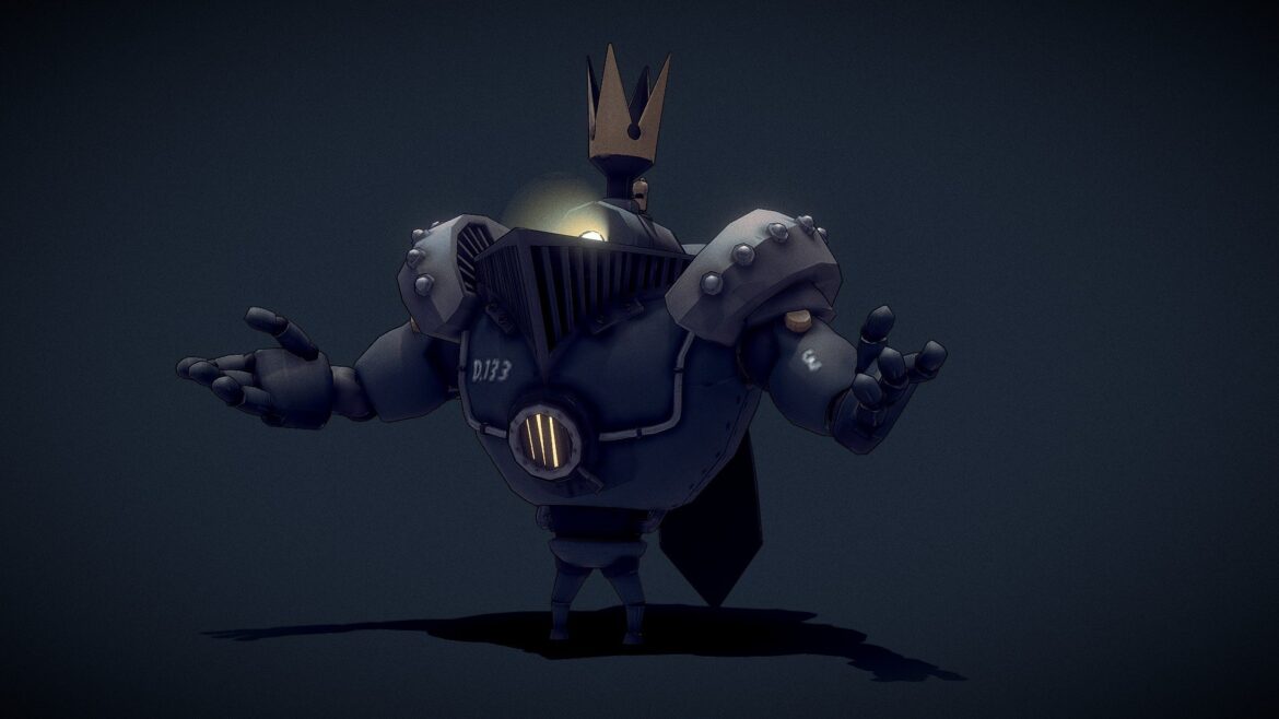 train king final boss assignment 3d model