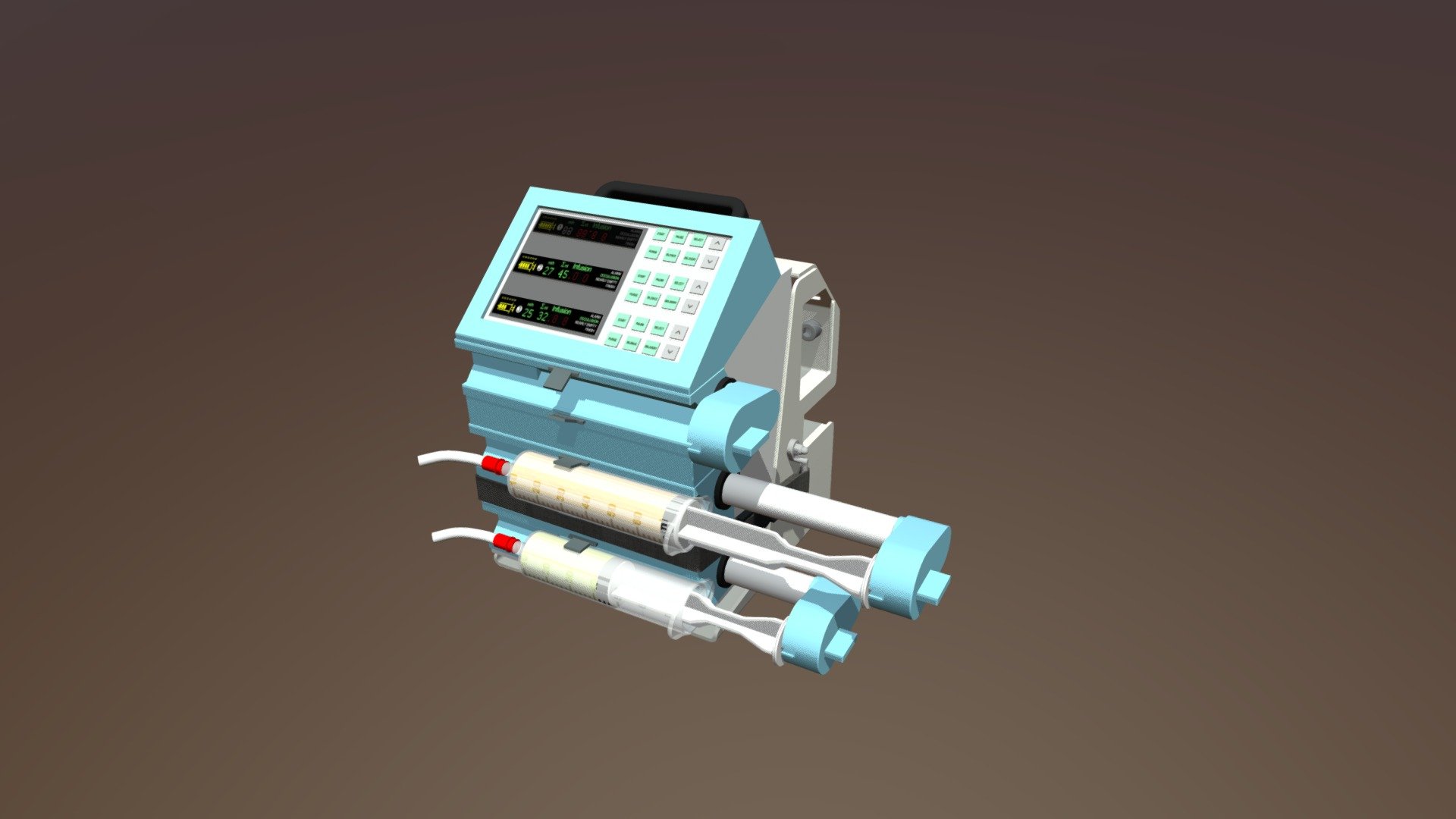 Triple Channel Syringe Pump