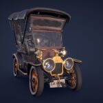 Vintage Car – Low Poly