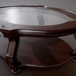 Vintage Coffee Table (Clean and Dirty)