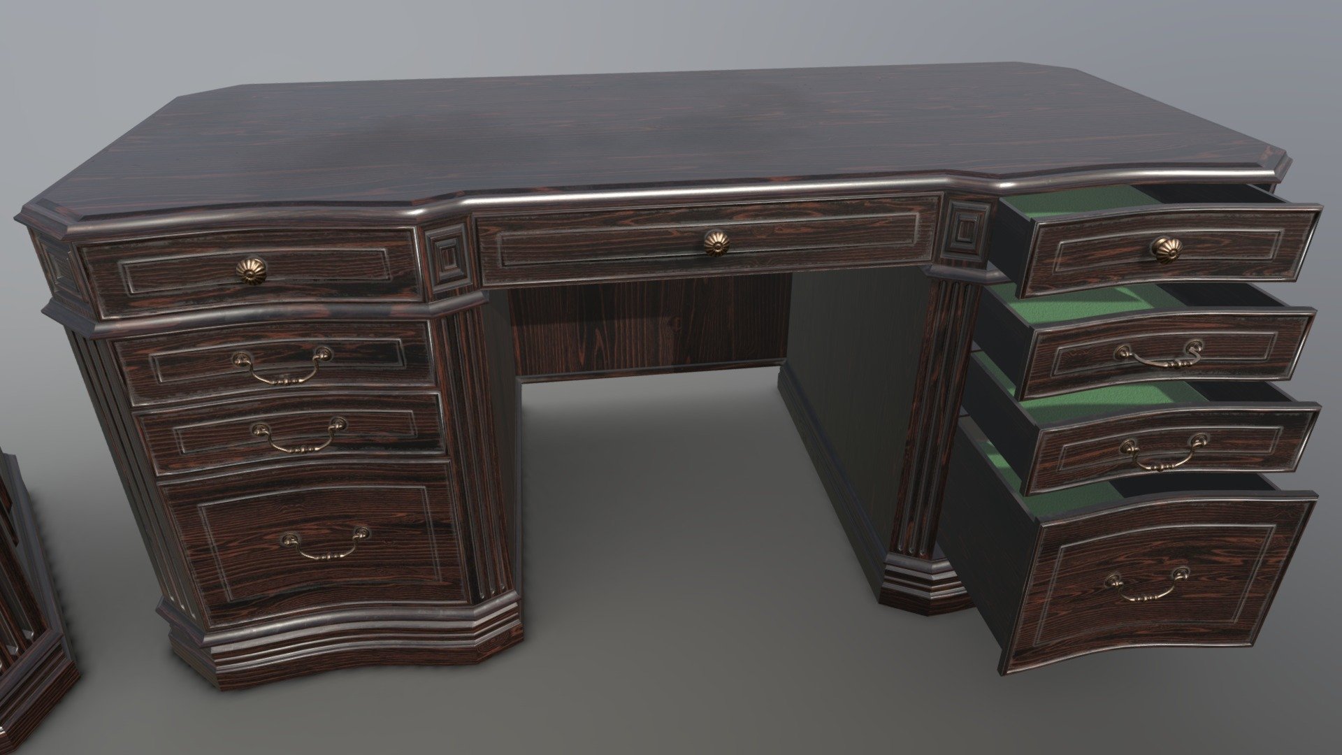 Vintage Table (Clean and Dirty)