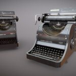 Vintage Typewriter (Clean and Dirty)