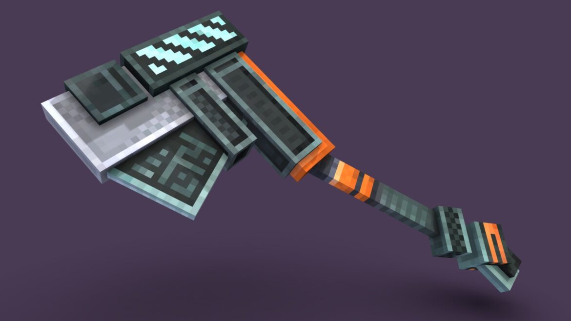 void berserker axe 3d model