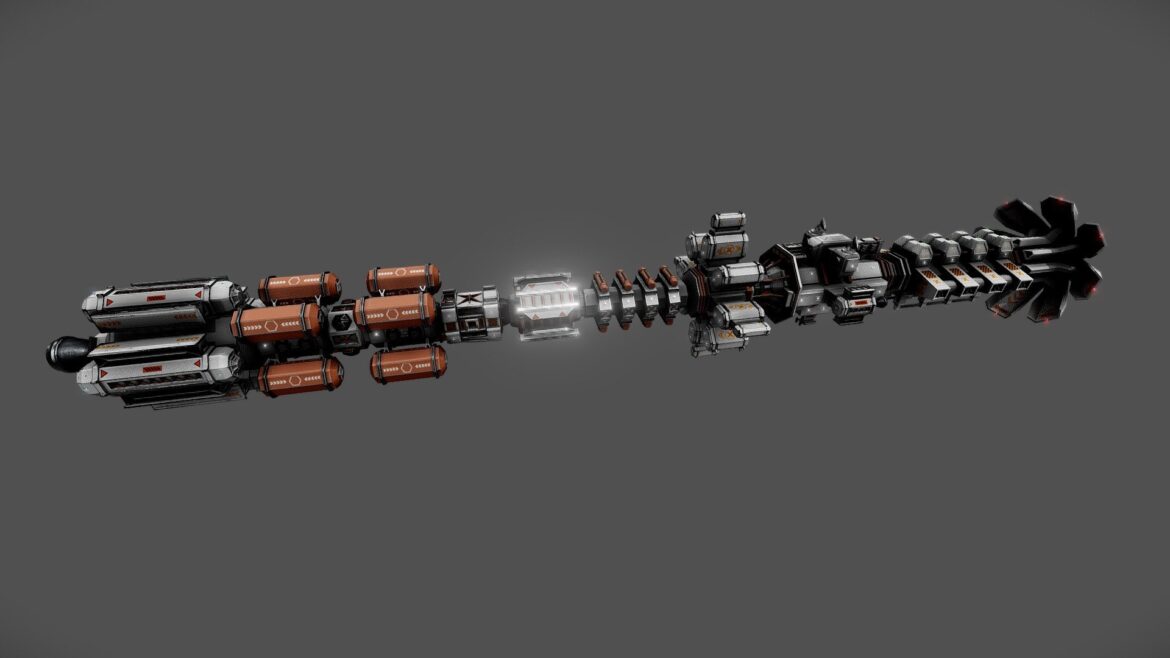 wd sp 01 concept spacecraft low poly 3d model